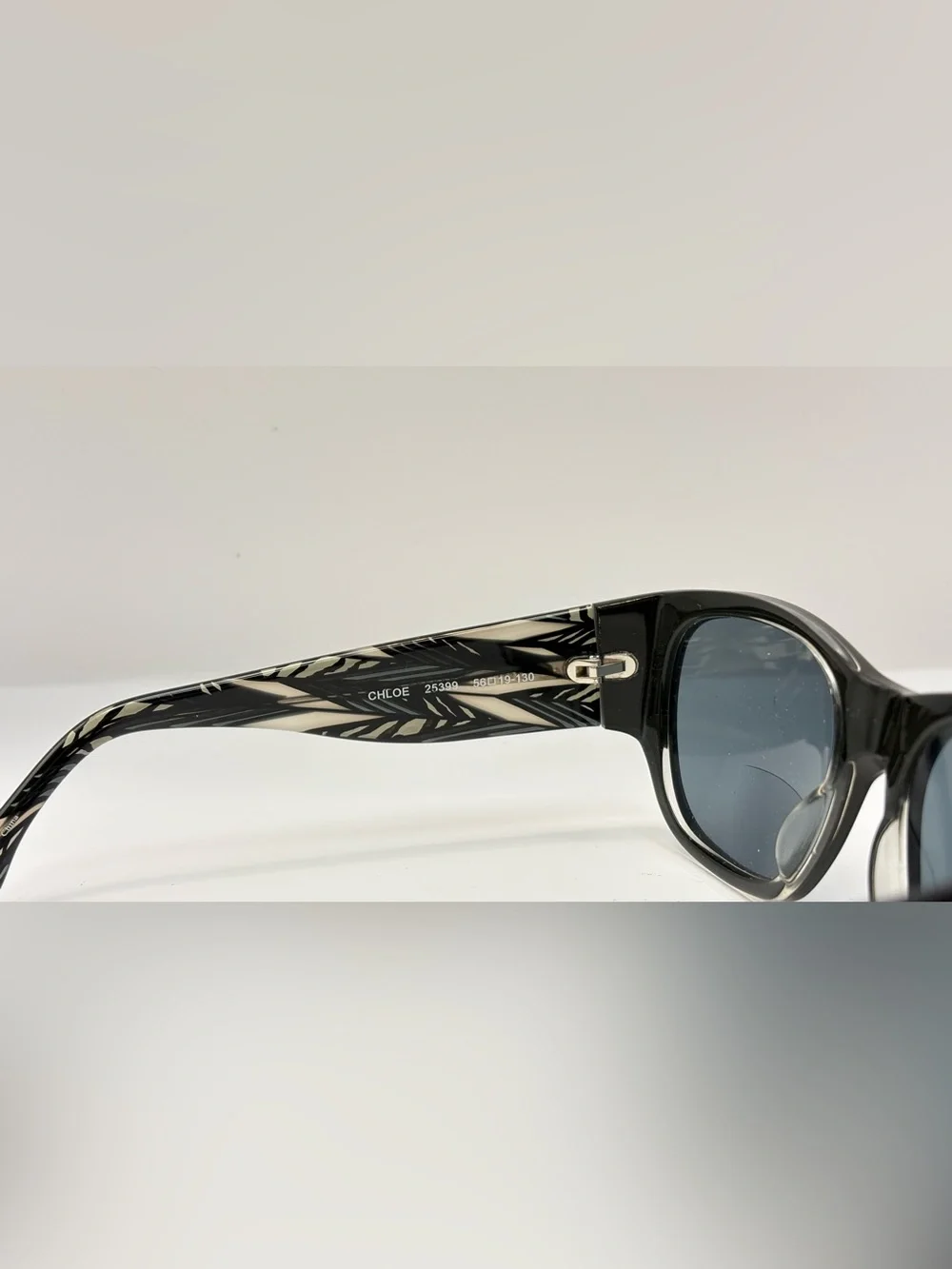 Corinne McCormack Chloe Black Oval Sunglasses Frames Only